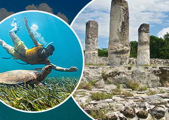 Reef Shipwreck Snorkel And Mayan Ruins (El Rey) In Cancun  